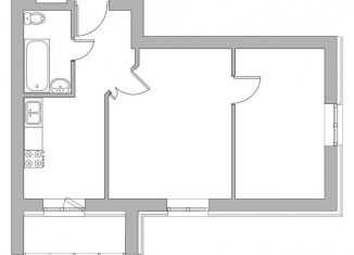 Продам 2-ком. квартиру, 47.2 м2, деревня Куюки, ЖК Новые Куюки