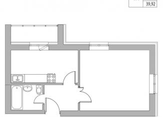 Продается 1-ком. квартира, 38.3 м2, деревня Куюки, ЖК Новые Куюки, Молодёжная улица
