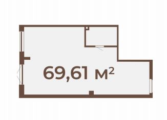 Продаю помещение свободного назначения, 69.61 м2, Екатеринбург, ЖК Центральный парк, 3.1