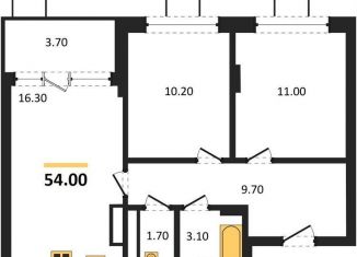 Продажа 2-ком. квартиры, 54 м2, Воронеж