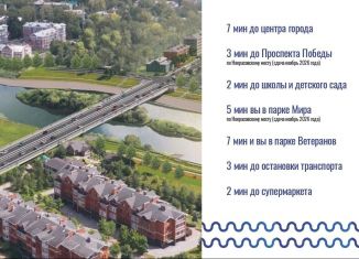 Продажа 1-комнатной квартиры, 28.6 м2, Вологда, набережная 6-й Армии