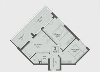 Продам 2-ком. квартиру, 75.8 м2, Крым