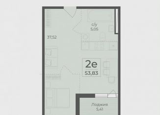 Продается 1-ком. квартира, 49.7 м2, Крым