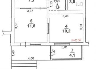 Сдается офис, 41.4 м2, Краснодарский край, улица Маршала Жукова, 1к3