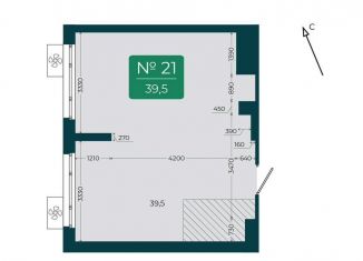 Продается помещение свободного назначения, 39.5 м2, Тюмень, улица Василия Подшибякина, 9