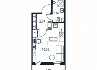 Продается квартира студия, 23.6 м2, Мурино, Романовская улица, 9