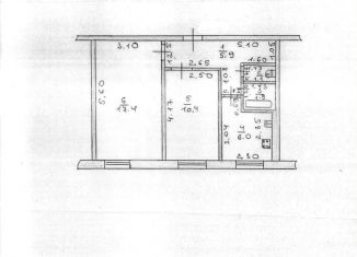 2-комнатная квартира на продажу, 44 м2, Данков, улица Мира, 29С1