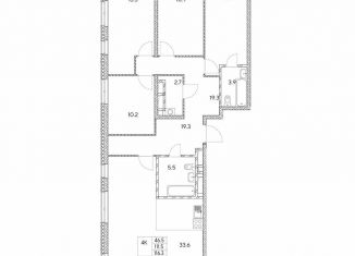 Продам 4-комнатную квартиру, 116.3 м2, Екатеринбург