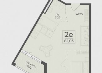 Продаю 1-комнатную квартиру, 62 м2, Крым