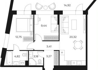 Продам 2-ком. квартиру, 64.7 м2, Москва, метро ЗИЛ, Автозаводская улица, 26/1