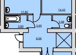 2-ком. квартира на продажу, 73.7 м2, Нефтекамск, Комсомольский проспект, 53Б