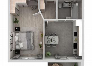 Продаю 1-комнатную квартиру, 39.2 м2, Самара