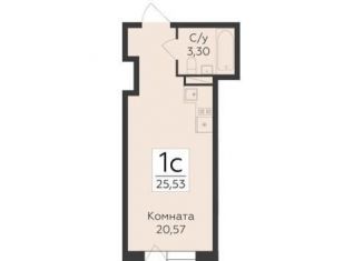 Продаю квартиру студию, 25.5 м2, Воронеж