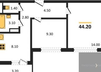 Продам 2-ком. квартиру, 44.2 м2, Воронеж, улица Шибилкина, 9
