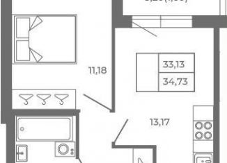 Продам 1-ком. квартиру, 33.1 м2, Сертолово