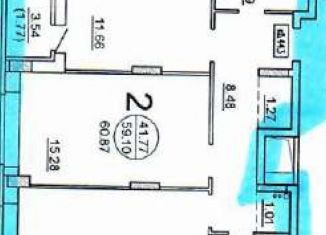 Продаю 2-комнатную квартиру, 60.9 м2, Воронеж