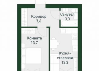 Продаю 1-ком. квартиру, 38 м2, Екатеринбург, Ленинский район
