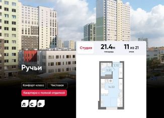 Продам квартиру студию, 21.4 м2, Санкт-Петербург