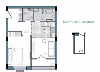 Продажа 2-комнатной квартиры, 47.4 м2, Смоленск, улица Александра Степанова, 14