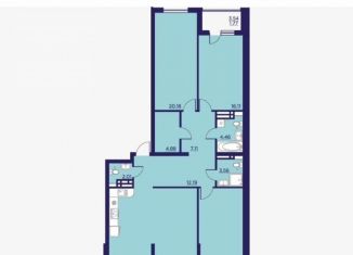 Продается 3-комнатная квартира, 122.5 м2, Воронеж
