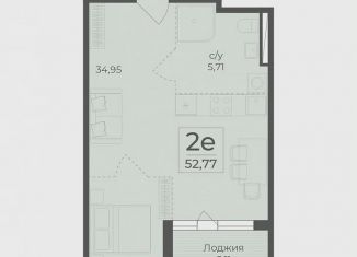 Продается 1-ком. квартира, 55.4 м2, Крым