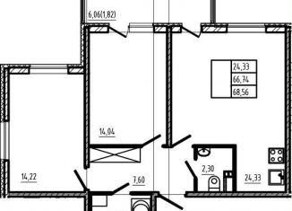 Продаю 3-ком. квартиру, 66.7 м2, Сертолово