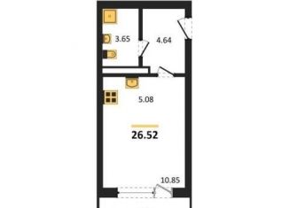 Продаю квартиру студию, 26.5 м2, Воронеж, Московский проспект, 66