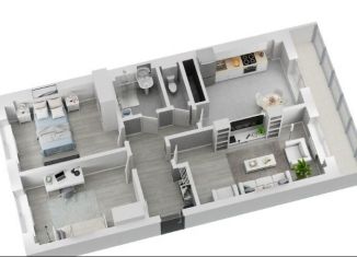 Продается трехкомнатная квартира, 73.2 м2, Воронеж, Цимлянская улица, 10В/2