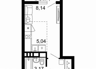 Продаю квартиру студию, 21.2 м2, Ростов-на-Дону, проспект Сиверса, 8/1