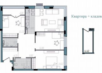 Продам 4-комнатную квартиру, 87.7 м2, Смоленск, улица Александра Степанова, 14