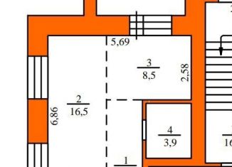 Однокомнатная квартира на продажу, 34.6 м2, Благовещенск, Высокая улица, 130