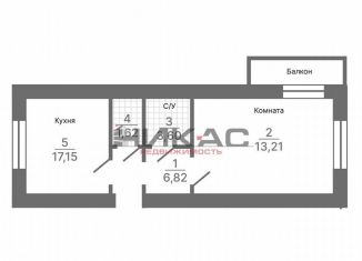 Продажа 1-ком. квартиры, 44.6 м2, Ярославль, 3-я Шоссейная улица, 22А
