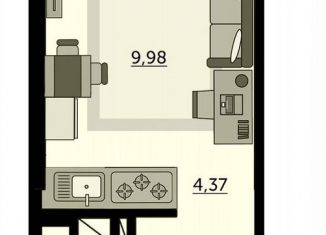 Продается квартира студия, 28 м2, Ростов-на-Дону