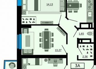 Продаю 3-комнатную квартиру, 73.4 м2, Ростов-на-Дону