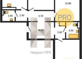 Продаю трехкомнатную квартиру, 89.4 м2, Воронеж, улица Загоровского, 5/4