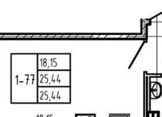 Продается квартира студия, 25.4 м2, Сертолово