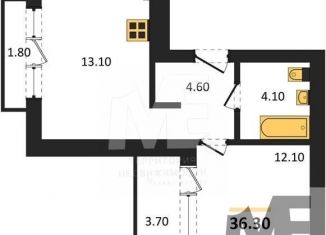Продажа однокомнатной квартиры, 36.3 м2, Республика Башкортостан, Лесная улица