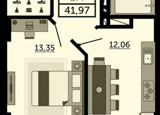 Продаю однокомнатную квартиру, 41.7 м2, Ростов-на-Дону, улица 23-я Линия, 54с4
