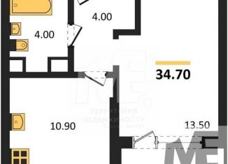 Продаю 1-комнатную квартиру, 34.7 м2, Республика Башкортостан, Лесная улица