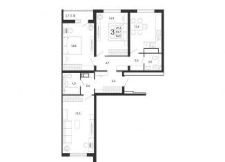 Продам 3-ком. квартиру, 86 м2, Воронеж, улица Загоровского, 5/1