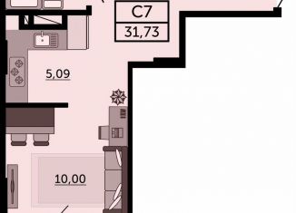 Продам квартиру студию, 31.6 м2, Ростов-на-Дону, улица 23-я Линия, 54с4