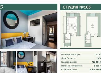 Продается квартира студия, 15.2 м2, Санкт-Петербург, Лермонтовский проспект, 50
