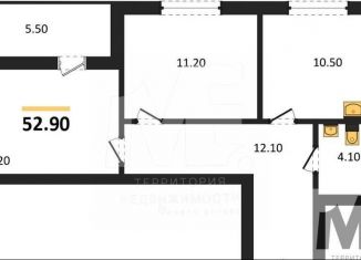 Продам 2-комнатную квартиру, 52.9 м2, Республика Башкортостан, Лесная улица