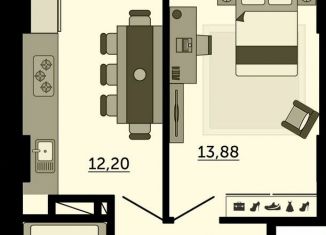 Продажа 1-ком. квартиры, 39.2 м2, Ростов-на-Дону, улица 23-я Линия, 54с4
