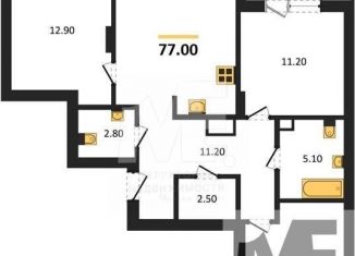 Продаю трехкомнатную квартиру, 77 м2, Республика Башкортостан, Лесная улица