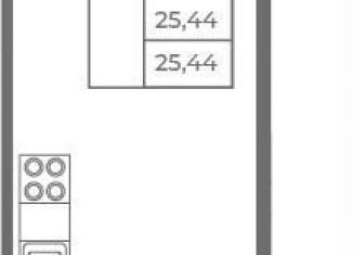 Продается квартира студия, 25.4 м2, Сертолово, Златоглавая улица, 2к3