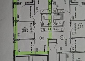 Продаю 3-ком. квартиру, 60.7 м2, Воронеж, проспект Труда, 139Бк2