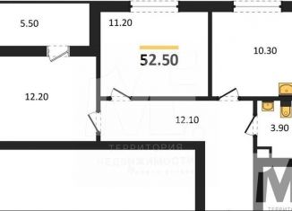2-комнатная квартира на продажу, 52.5 м2, Республика Башкортостан, Лесная улица