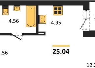 Продается квартира студия, 25 м2, Екатеринбург, Ленинский район