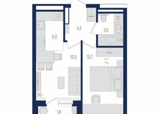 Продаю 2-комнатную квартиру, 36.5 м2, Республика Башкортостан